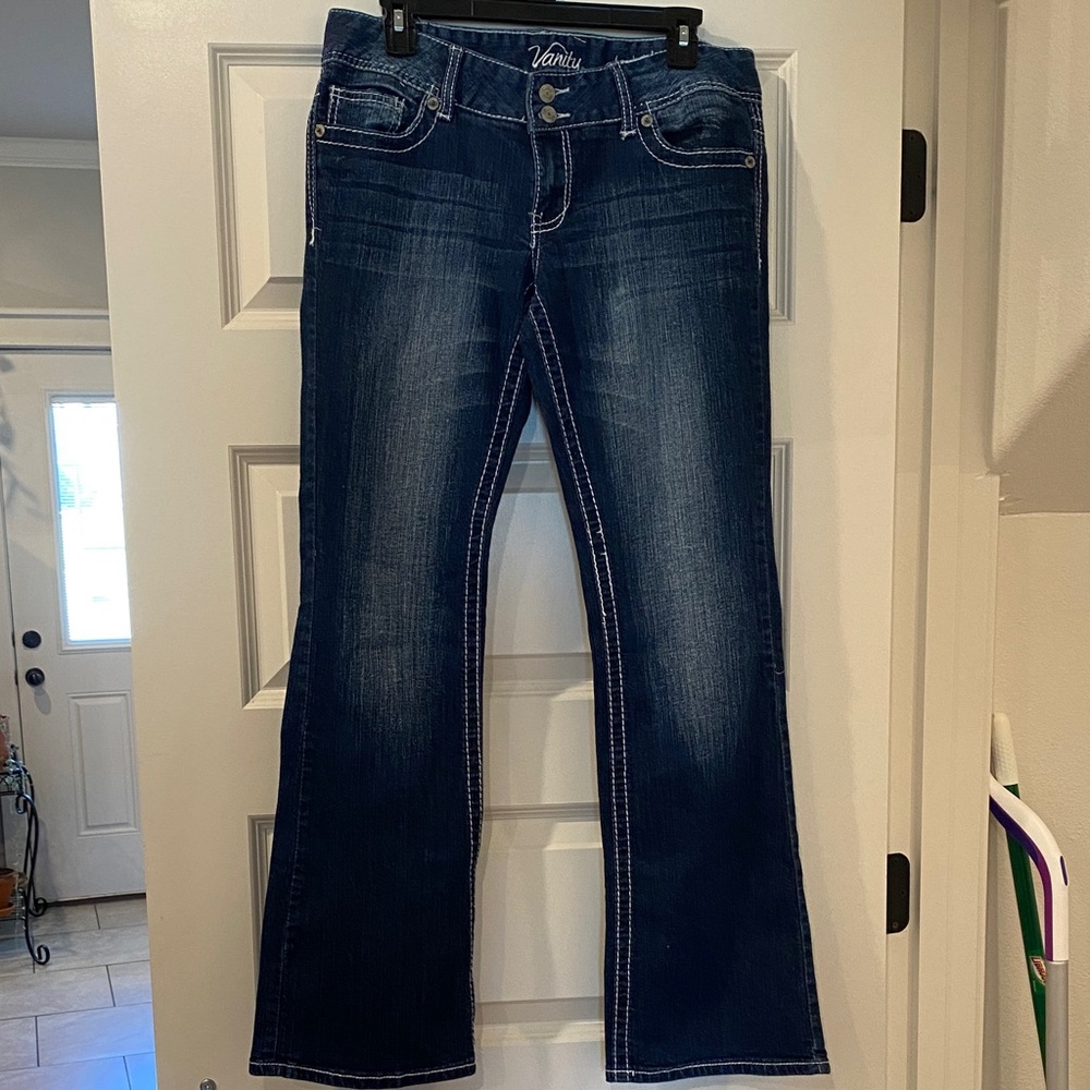 Vanity Women's Dark Blue Boot Cut Jeans